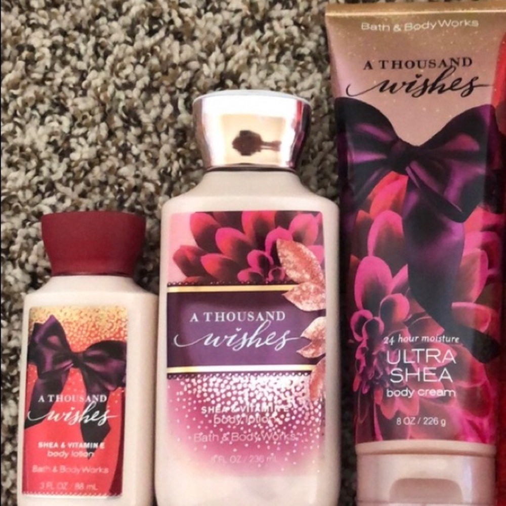 A THOUSAND WISHES BATH AND BODY WORKS BUNDLE!